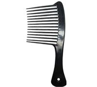 Peine con hebillas y dientes anchos - Peine grande con peluca