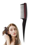 Peine con rodillo, cepillo portátil para desenredar con rodillo, cepillo de pelo con rodillo integrado, cepillo de pelo dentado grande, peine antiempalme para tinte de pelo de peluquería de salón