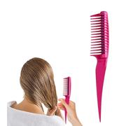 Peine con rodillo - Peine antiempalme, peine para peinar el cabello, peine desenredante con rodillo integrado, peines profesionales de peluquería para peinar, cepillos de espalda, tope, separaciones