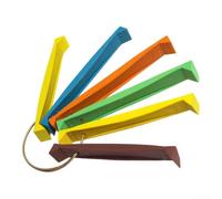 Peine condensador de aire acondicionado, limpiador de bobinas HVAC, herramienta alisadora de aletas de CA FCR6 con mango ergonómico, peine de bobina de plástico de 11,7 cm para reparación de