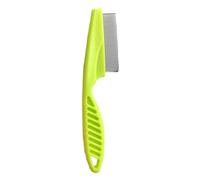 Peine contra pulgas para perros | Peine antipulgas para mascotas con mango antideslizante | Peine para el de perro con mango, peine profesional contra pulgas, peine de dientes largos y cortos par
