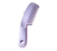 Peine Cortador de Cabello, Doble Cara, Mango Ergonómico | Plástico, Dientes Finos y Cabezal Desmontable, Aplicación de Tinte, para Hogar y Retoques de Patillas