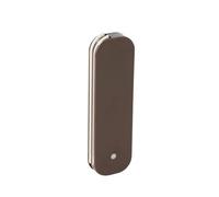 Peine cortapelos 2 en 1, bolsillo portátil multifuncional plegable for estilizar viajes y uso al aire libre Para el cuidado del cabello(Coffee)