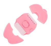 Peine Cortapelos Manual En Forma De Manzana Para BebéS Y NiñOs, Recortador De Flequillo Con Cuchilla Doble Cara, Herramienta De Corte Para Mujeres, DiseñO ErgonóMico Y Seguro, Rosa