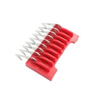 Peine De Accesorio For Cortapelos De Acero Inoxidable, Compatible Con Wahl, Compatible Con Moser, Afeitadora 1400 1853 1233 1234 1170 1230 1233-7100(Red-3MM)
