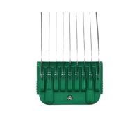 Peine de acero inoxidable de 9 colores, compatible con Andis, compatible con Oster, A5, compatible con Wahl, cortadoras de cuchillas serie KM (solo tamaño 10/15/30)(22mm-green-A5-9)
