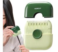 Peine de afeitar de peluquería, peine portátil para cortapelos, tijeras de doble cara, tijeras de corte de pelo, herramientas para adelgazar el cabello para cortar el cabello y peinar para mujeres y