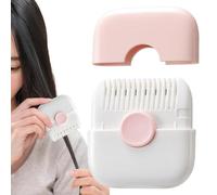 Peine de afeitar de peluquería, peine portátil para cortapelos, tijeras de doble cara, tijeras de corte de pelo, herramientas para adelgazar el cabello para cortar el cabello y peinar para mujeres y