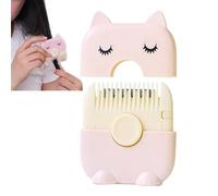 Peine de afeitar para corte de pelo para mujer | Herramienta para corte de pelo | 2 en 1 para puntas dobles y flequillo para niños adultos