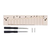 Peine de Armónica, Escala Cromática de 12 Orificios para Placa de Caña HOHNER 270D Original 270 LA12 TOOTS, Accesorios para Tocar Piezas de Armónica de Peine (Oro)