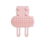 Peine de aseo para gatos y mascotas, práctico cepillo de silicona para cortar el pelo, rascador de esquina de pared con peine de masaje, cepillo de aseo de silicona