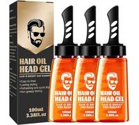 Peine de banda de gel de cera 2 en 1, gel de peinado y cera de larga duración para hombre, ajuste rápido, hidratante