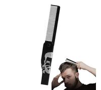 Peine De Barba De Bolsillo, Kit Cepillo Y Peine Barba, Portale Peine Acero Inoxidable Plegable Para Hombre Regalo Marido Padre Cuidado Viaje Hogar Adulto