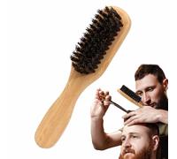 Peine de barba de cerdas de - alisador de barba, cepillo para alisar la barba para hombres | Herramienta de aseo de alto rendimiento para desenredarse, alisar y dar forma a tu barba, ideal para