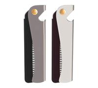Peine De Barba Plegable De 2 Piezas, Peine De Barba Plegable De Acero Inoxidable, Peine De Barba Portátil, Peine De Peinado Profesional Para Hombres, Peine De Aceite De Dientes Finos