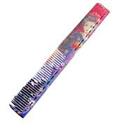 Peine de barbería especial for mujer, peine corte pelo largo, peinado, cepillo peluquero duro y recto, 2 uds Para todo tipo de peinado(Black)