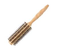 Peine de Barbero Peines para el Cabello Idea-peine for peinar en bobina reforzado con cerdas de cerdo especiales, rollo enchufable de flujo, peine for el cabello, hebilla, tira cilíndrica resistente a