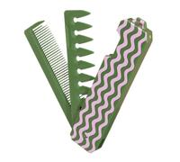 Peine de bolsillo, peine plegable | Peine de estilo masculino con diente ancho y delgado | Detalle la herramienta de estilo de peinado, un cepillo de pelo portátil unisex para tipos de cabello, se