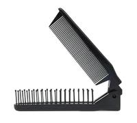 Peine de bolsillo portátil: cepillo plegable para peinar el cabello, herramienta de viaje compacta, accesorio de aseo de PP duradero | Dispositivo de arreglo rápido para retoques, mantenimiento fácil