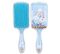Peine de Cabello de Ballena con Diseño Antiestático para Cabello Recto y Rizado - Ergonómico con Cojín de Aire para Masaje en Cuero Cabelludo - Patrones de Animales Vívidos, Material Ecológico (#1)