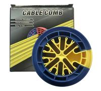 Peine De Cables - Gadget De Organización De Cables Ethernet | Gestión De Peines Ethernet Por Cable, Cable De Red De Peine De Metal Único, Accesorios De Cables Para Tirar Y Enrollar