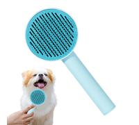 Peine de cepillo de gato, pincel de gato para desprendimiento | Peet -desprendimiento de pincel de peine para el cabello suelto - Herramienta amigable para la piel portátil de aseo para perros con bot