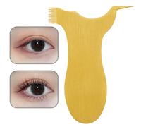 Peine de cepillo de pestañas en forma de Y, herramienta de cepillo permanente de pestañas de acero inoxidable, herramienta reutilizable para injertos, herramientas de belleza de maquillaje portátil