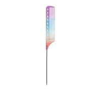 Peine de cola de cola de rata para separar el cabello rizado, peine de dientes finos con púa de metal para desenredar el cabello rizado, regalos para mujeres
