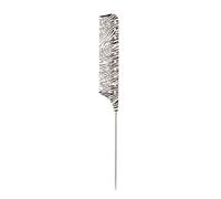 Peine de cola de cola de rata para separar el cabello rizado, peine de dientes finos con púa de metal para desenredar el cabello rizado, regalos para mujeres