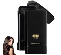 Peine de Coloración 2 en 1, Crema Colorante Capilar con Extracto Vegetal Impermeable y Antisudor, Cubre el Cabello Gris para Hombres y Mujeres (Negro)