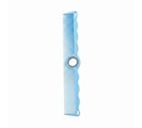 Peine de corte con rodamientos, accesorios de peluquería profesional, antiestático, herramienta de peinado, peine para el pelo para salón (color azul dientes finos)
