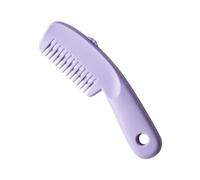 Peine de corte de cabello, peine de recortes de adelgazamiento, Peine de corte de cabello con tijeras multifuncionales, Mujeres portátiles Bangs Trimmer Styler para familias, amantes de vacaciones
