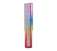 Peine de corte de pelo antiestático for salón, cortadora galvanizada profesional, accesorios de herramientas de estilismo, peluquero, 3 colores, 2 uds.(Rainbow)