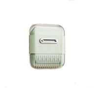 Peine de corte de pelo multifuncional 6 en 1, recortador ajustable para hombres, mujeres, niños, bricolaje, corte de pelo, estilizado, portátil, verde, 7,5 x 6 cm (verde)