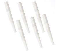 Peine de corte pelo profesional, 6 uds., dientes finos y anchos, barbería, peluquería, accesorios herramientas estilismo resistentes al calor Para todo tipo de peinado(WHITE-6pcs)