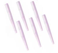 Peine de corte pelo profesional, 6 uds., dientes finos y anchos, barbería, peluquería, accesorios herramientas estilismo resistentes al calor Para todo tipo de peinado(PURPLE-6pcs)