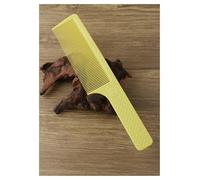 Peine de corte plano for peluquero, peso ligero, tamaño grande, cortadora sobre pelo, Mango antideslizante, plástico, decoloración, 3 uds Para todo tipo de peinado(Yellow)