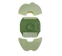 Peine de corte y adelgazamiento del cabello 2 en 1 Maquinilla de afeitar de doble cara con bordes afilados para cortar y peinarse Flequillo manual Peine de corte para niñas