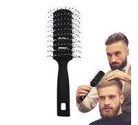 Peine de costillas, cepillo curvado y ventilado, cepillo antiestático para hombres y mujeres | Peine para el pelo, peine de masaje, peine de masaje de costillas, cepillo para desenredar remos, mango