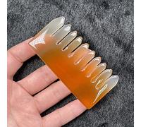 Peine de cristal de cuarzo rosa amatista Natural, 1 unidad, peines de masaje de pelo de dientes anchos, colección de regalos de piedras preciosas decoración de la habitación