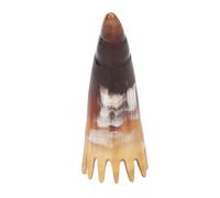 Peine de cuerno Cepillo para el cabello Peine de masaje Sin problemas Portátil Dientes delicados Masajeador de cuero cabelludo para relajación y cuidado del cabello ABS