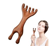 Peine de cuernos de ciervo, peine de moda de dientes anchos, rascador nasal de cuernos de ciervo, peine natural para cabello, peine de estilo ecológico, peine para el cuidado del cabello