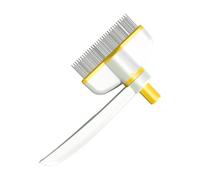 Peine de cuidado de caídos para mascotas, peine de cabello de perro, cepillo de gato de diseño rotativo para pérdida de cabello fino: de gato degradante, de de -filtro, gato kamm para ma