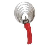 Peine de Curry de Acero Inoxidable, Diseño Ergonómico, Herramienta Multifuncional para Caballos, Vacas y Ovejas, Fácil Manejo, Duradero, 4-5-6 Anillos (Peine de 6 círculos para Vaca y Caballo)