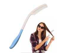 Peine de de manga larga, peine de mango largo - peine largo multifuncional suave | Elegante cepillo de mango largo con un hermoso diseño, cepillo de depilación de mango largo para mujer