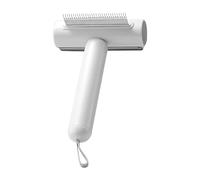 Peine de dematting perros, 4.33x7.87x2.2 pulgadas cepillo más deslumbrante para preparación, despedido peines con dientes largos y cortos, cepillos el cabello gato animales, gatos, cachorros, gatitos