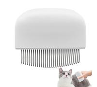 Peine de depilación para mascotas, peine de aseo para mascotas | Masajeador de peine de gatos - Cepillo suave para cagar para el aseo, depilación del cabello y largo p