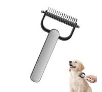 Peine de desfieltro de doble cara para gatos y perros, 2026 Nuevo cepillo para animales de pelo largo, cepillo de aseo para mascotas de pelo largo y denso, Removes Tangles Knots and Loose