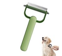 Peine de desfieltro de doble cara para gatos y perros, 2026 Nuevo cepillo para animales de pelo largo, cepillo de aseo para mascotas de pelo largo y denso, Removes Tangles Knots and Loose