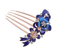 Peine De Diamantes De Cristal Cabello Peinetas Para Tocado De Boda Para Pelo De Novia Clips De La Boda De La Vendimia De La Flor Perder Fantasía Diamantes De Imitación Paseo